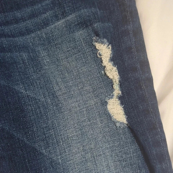 Flying Monkey High Rise Button Fly Skinny Jeans, Color Dark Wash Size 25 - Picture 4 of 15